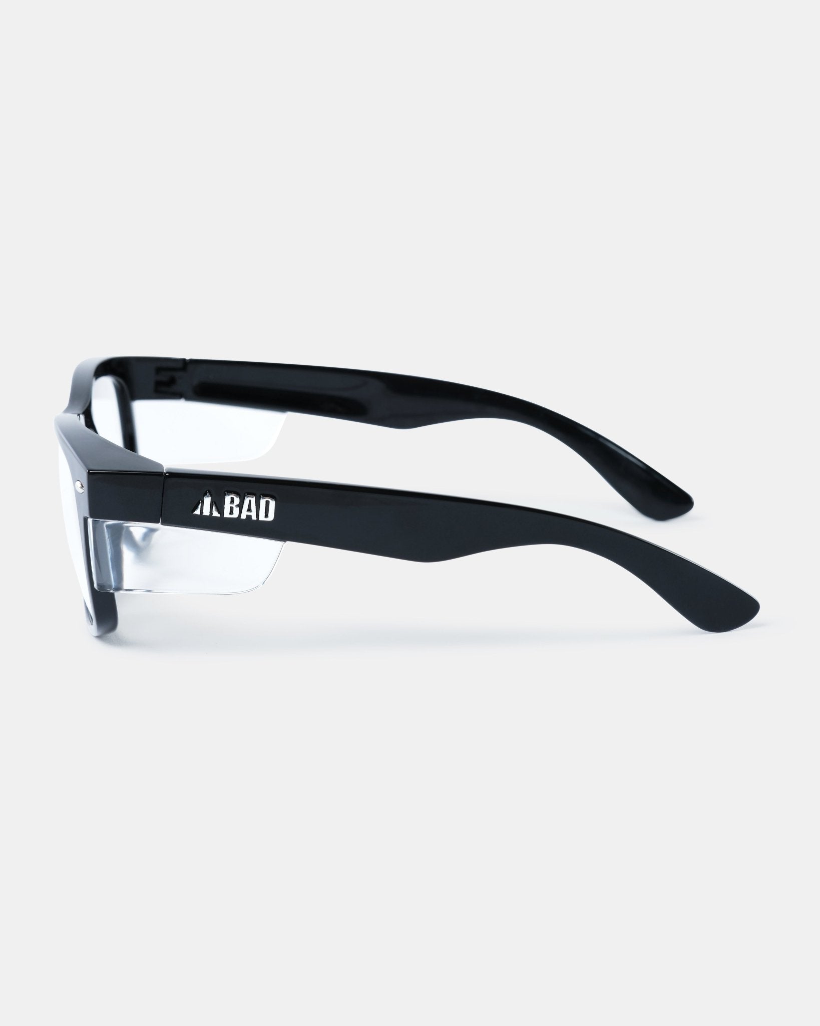 BAD LUCID™ SAFETY GLASSES (BLACK/CLEAR)