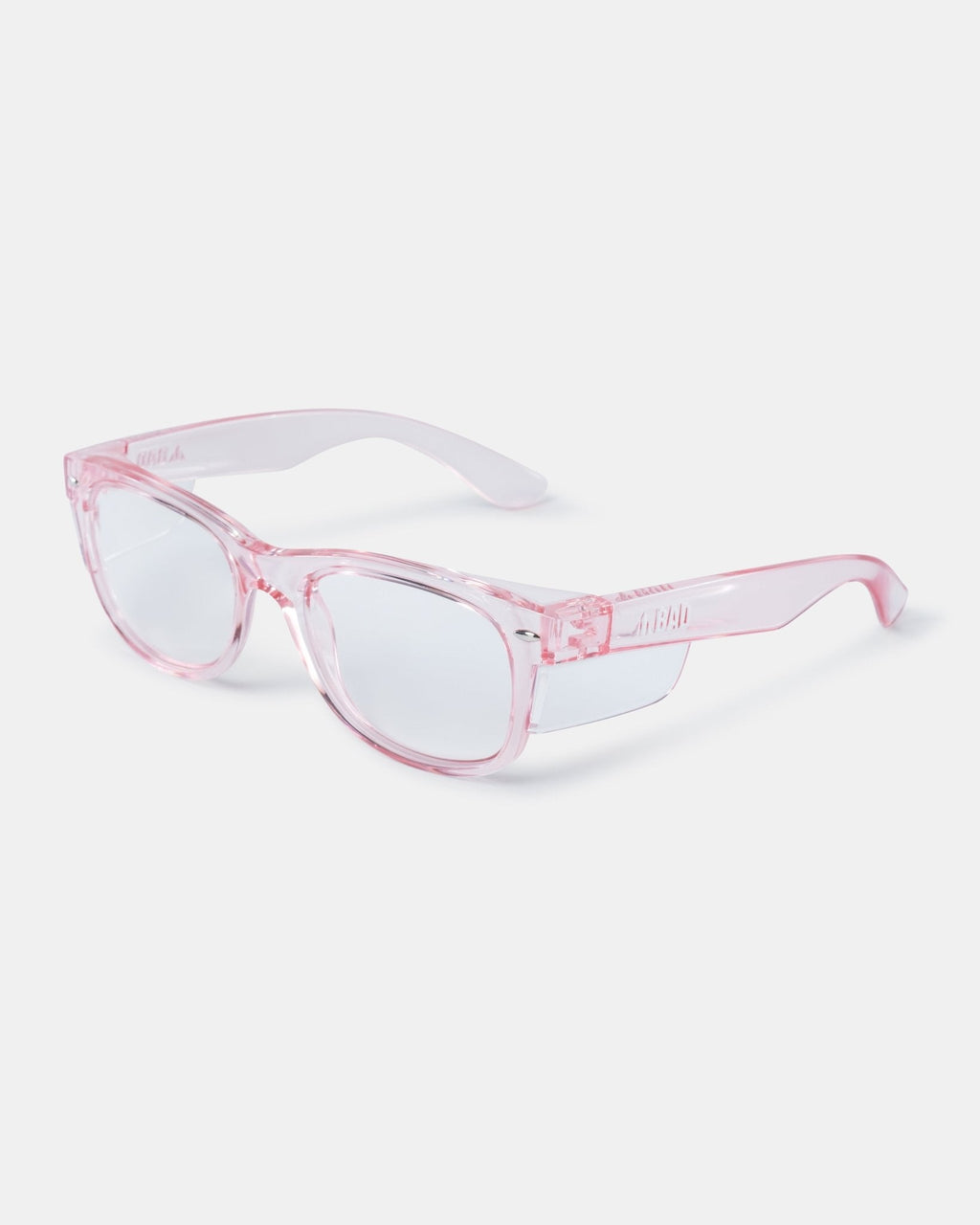 BAD LUCID™ SAFETY GLASSES (PINK/CLEAR)