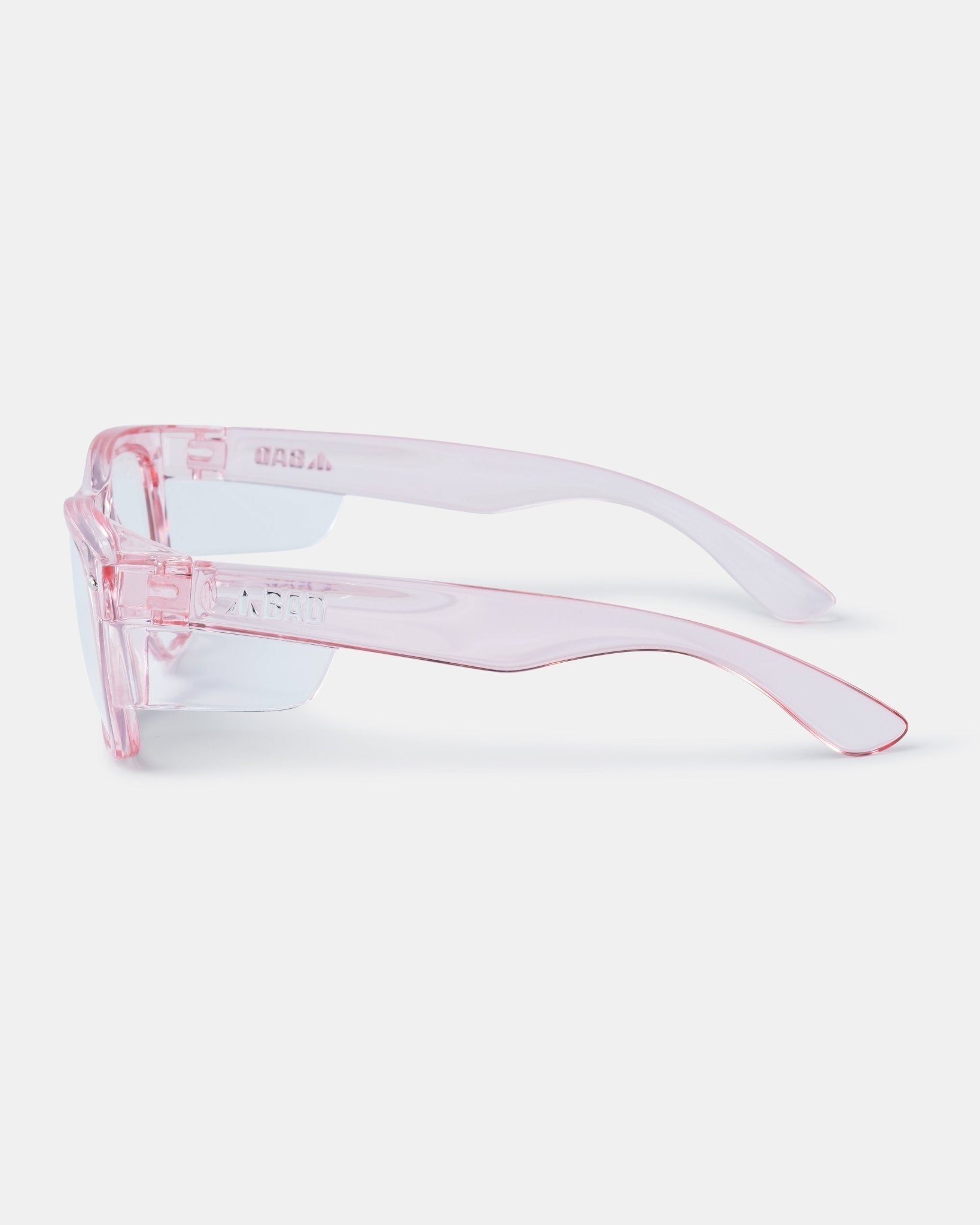 BAD LUCID™ SAFETY GLASSES (PINK/CLEAR)