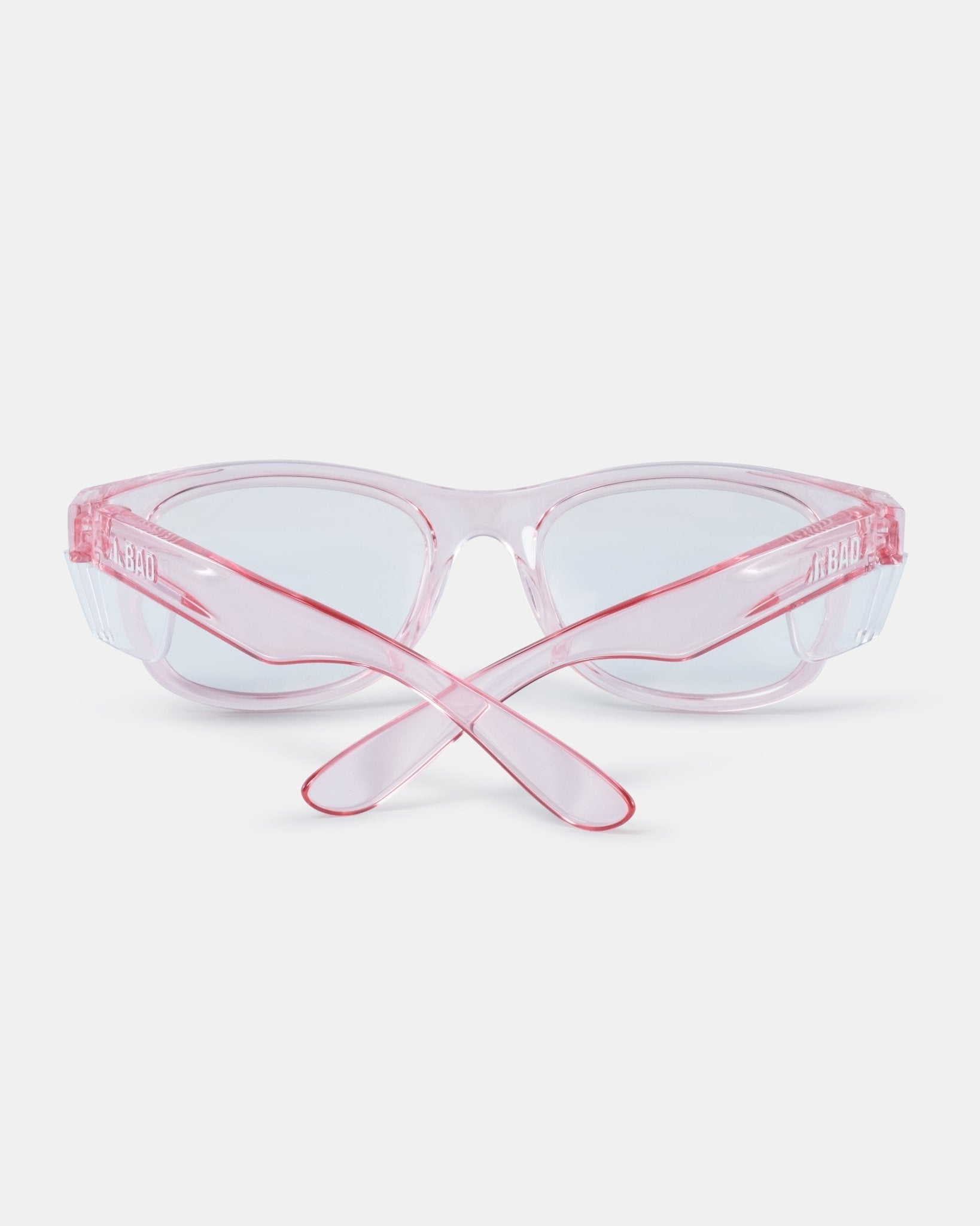 BAD LUCID™ SAFETY GLASSES (PINK/CLEAR)