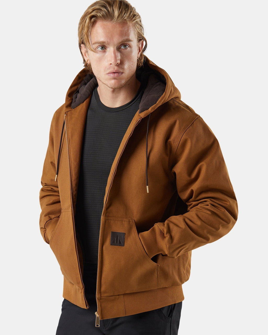 BAD MICHIGAN™ HEAVY-DUTY COTTON CANVAS HOODED JACKET