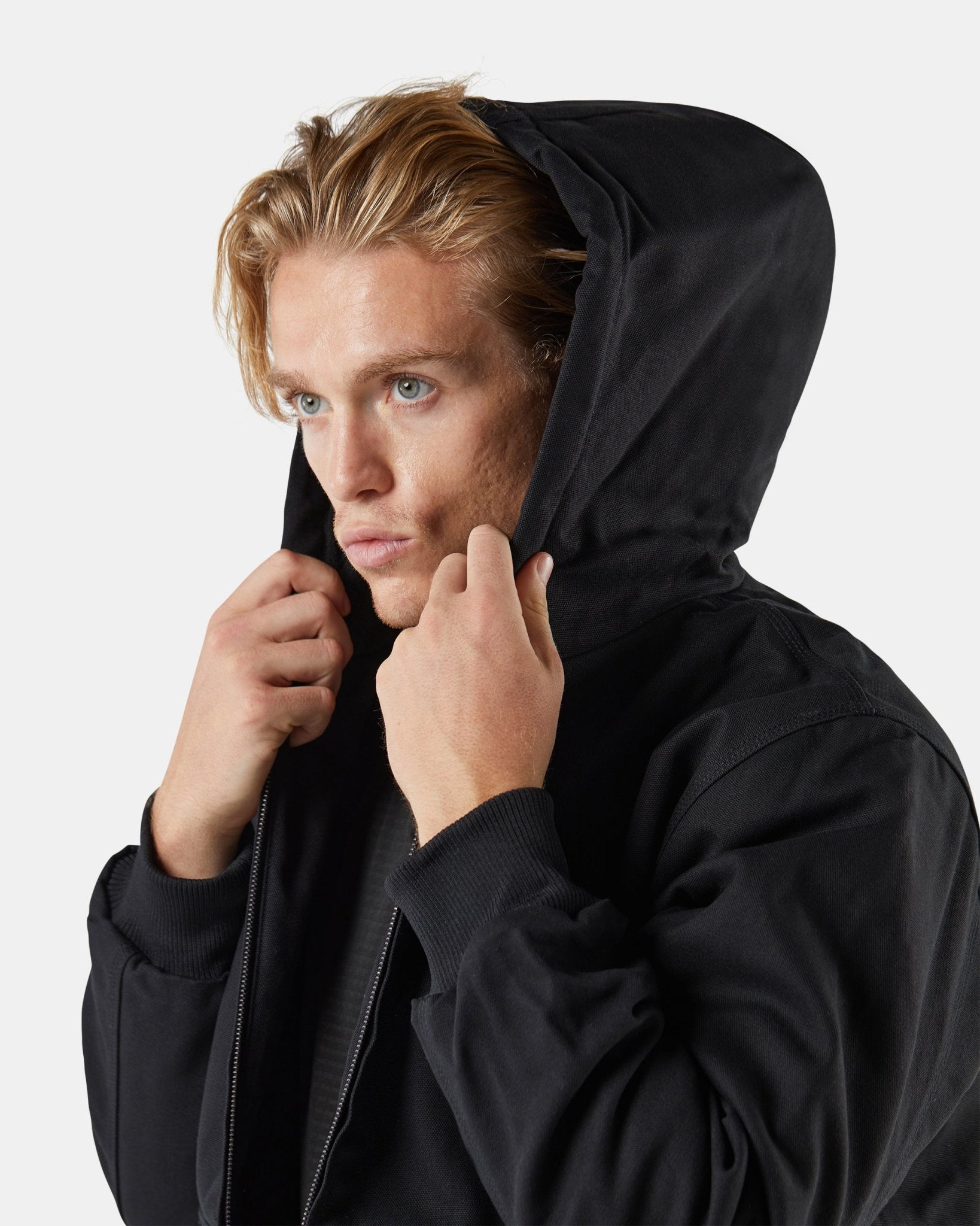 BAD MICHIGAN™ HEAVY-DUTY COTTON CANVAS HOODED JACKET