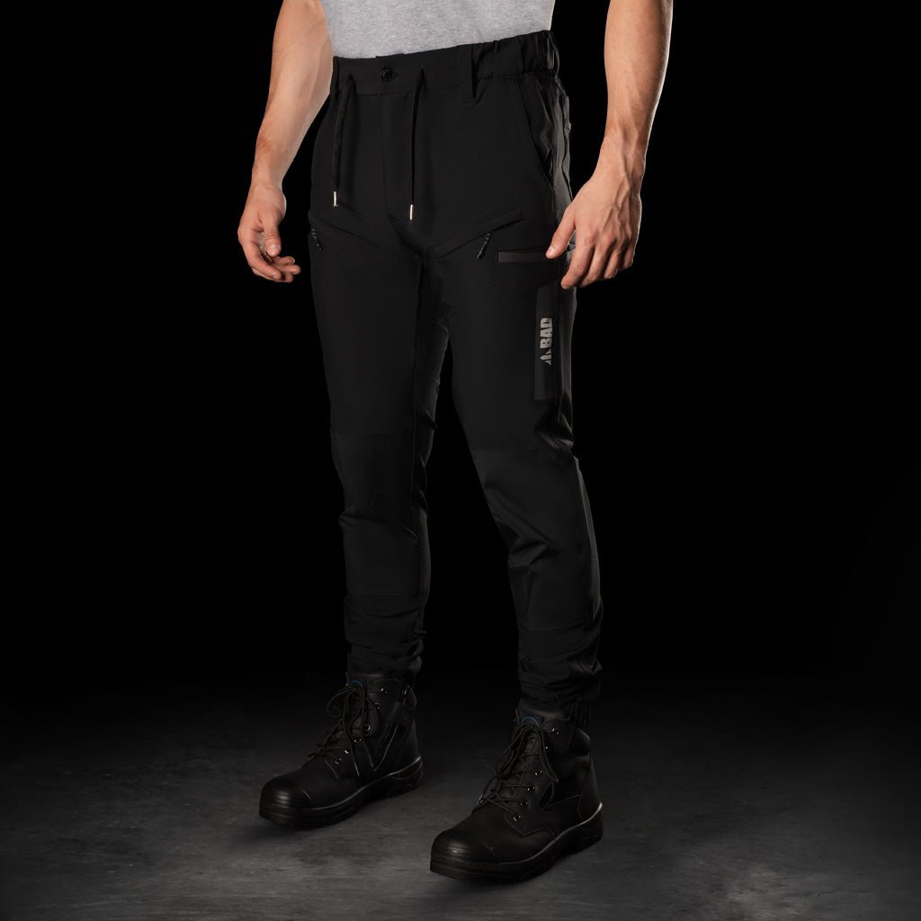 BAD NEXT™ WATERPROOF ELASTIC WAIST CUFFED WORK PANTS