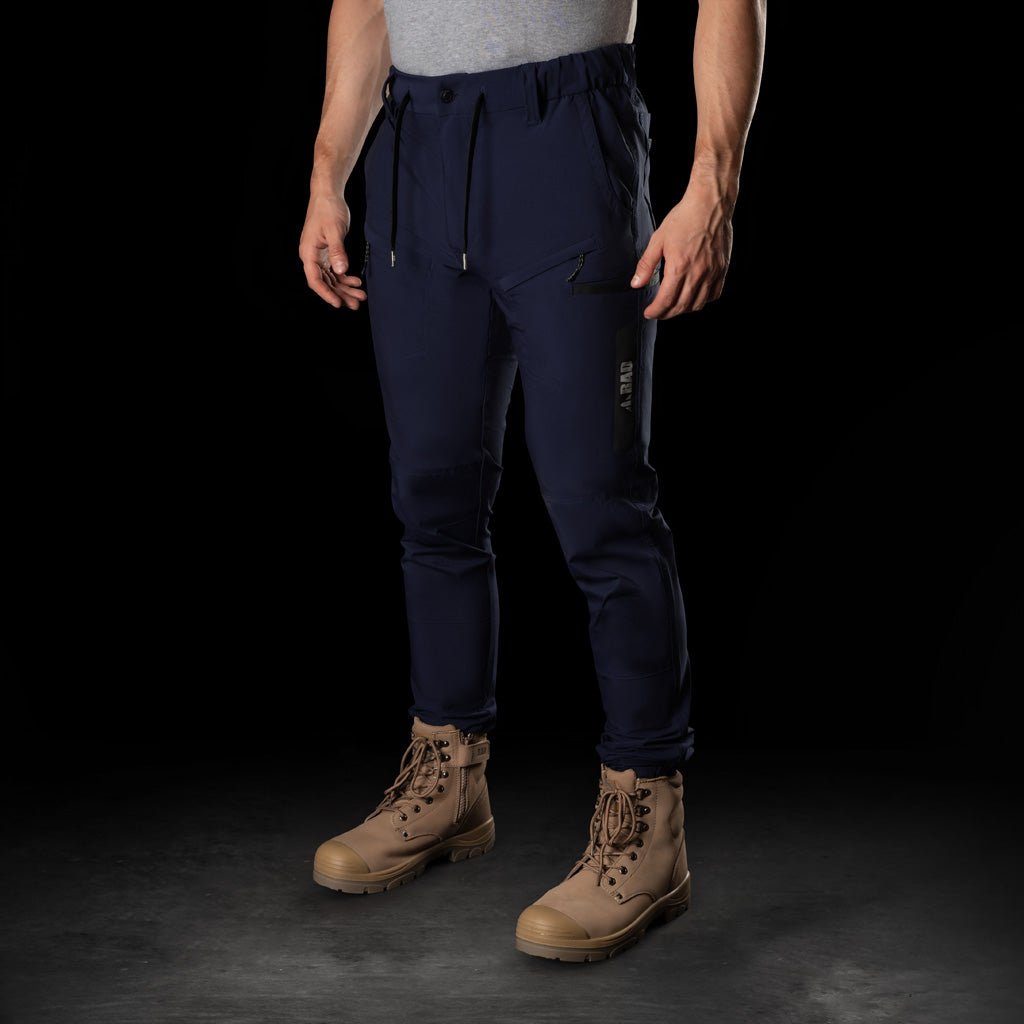 BAD NEXT™ WATERPROOF ELASTIC WAIST CUFFED WORK PANTS