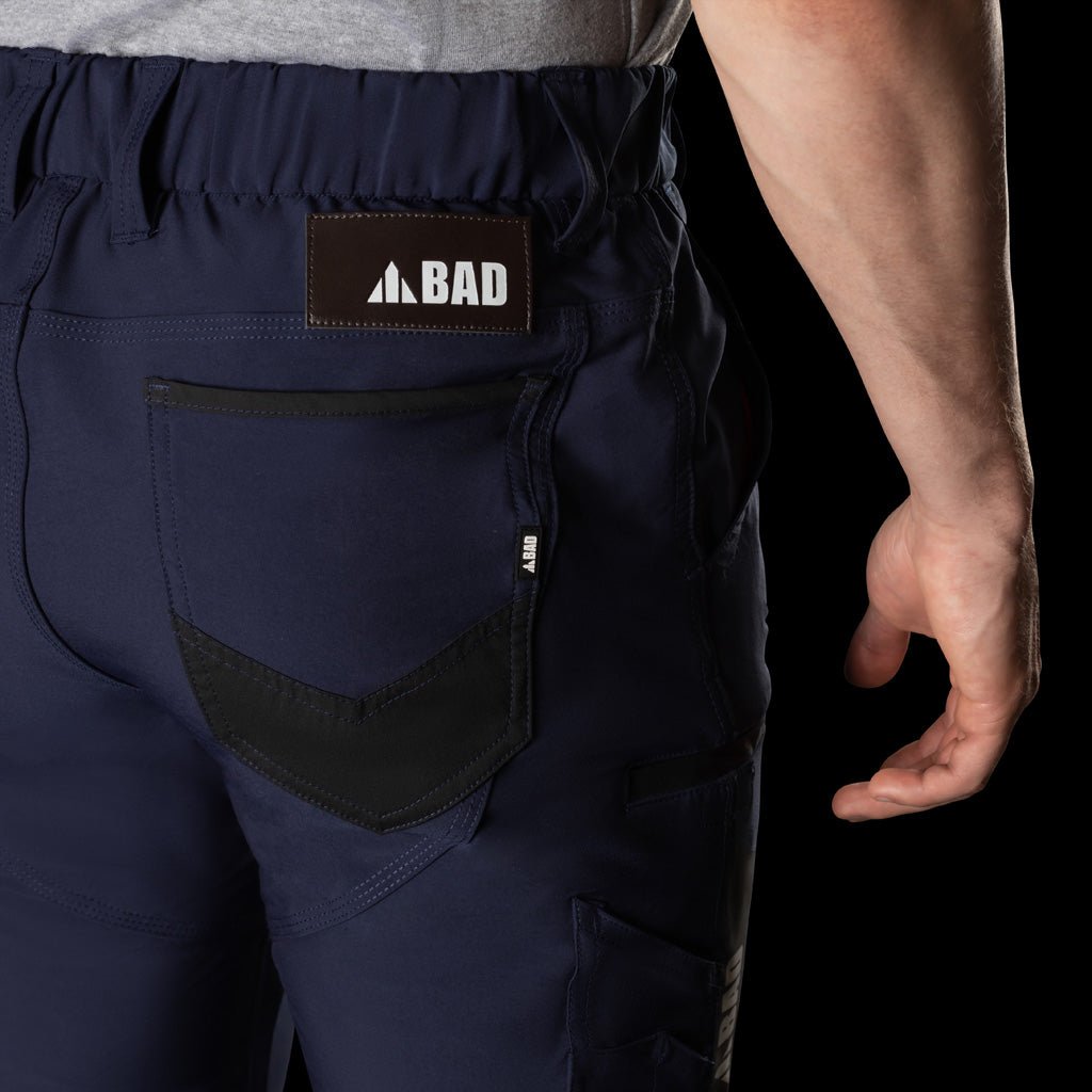 BAD NEXT™ WATERPROOF ELASTIC WAIST CUFFED WORK PANTS