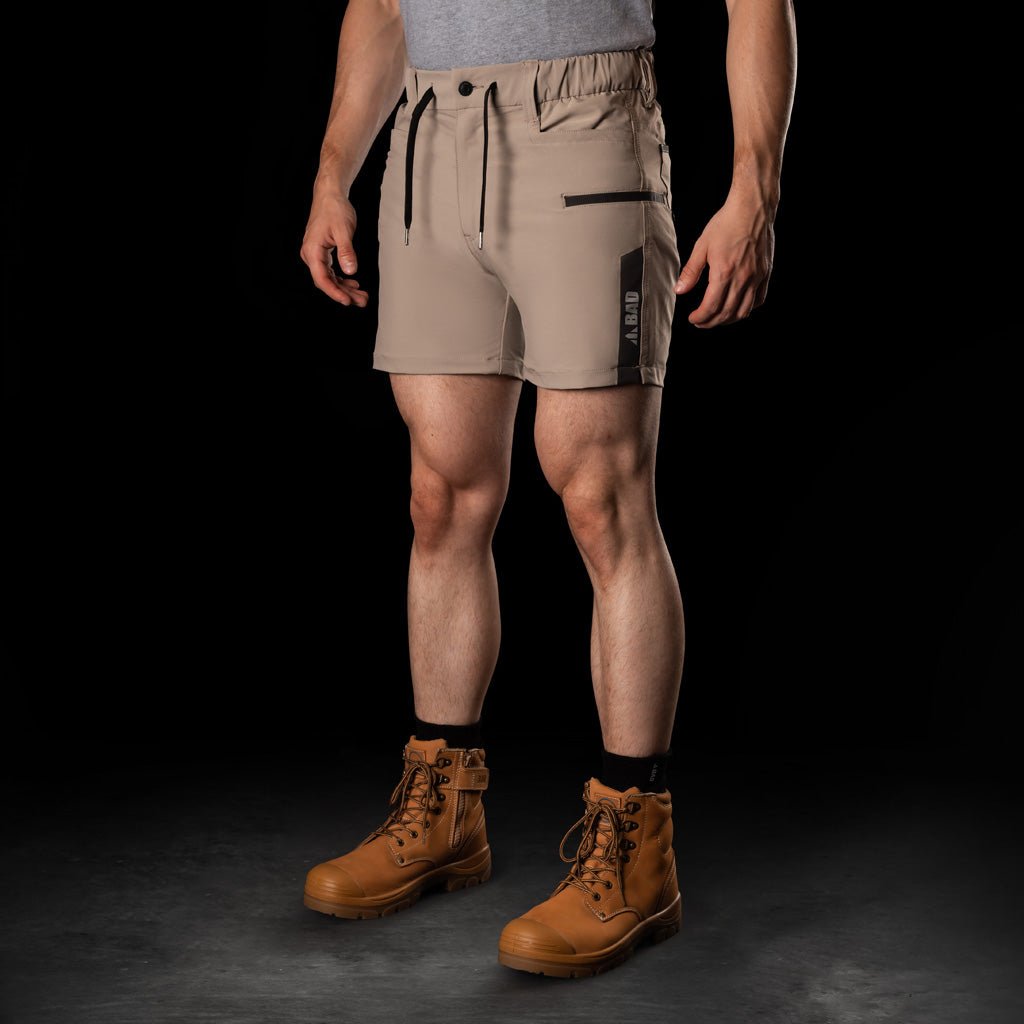 BAD NEXT™ WATERPROOF ELASTIC WAIST SHORT SHORTS