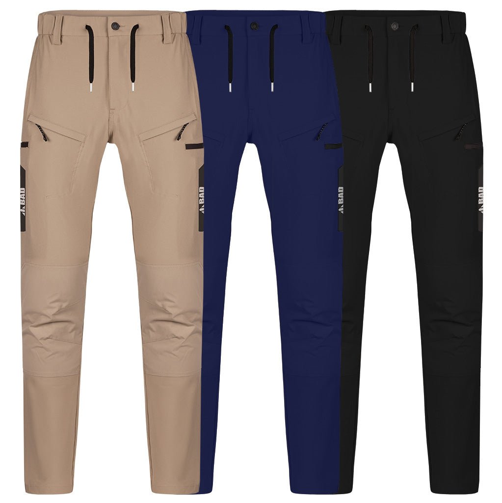 BAD NEXT™ WATERPROOF ELASTIC WAIST WORK PANTS