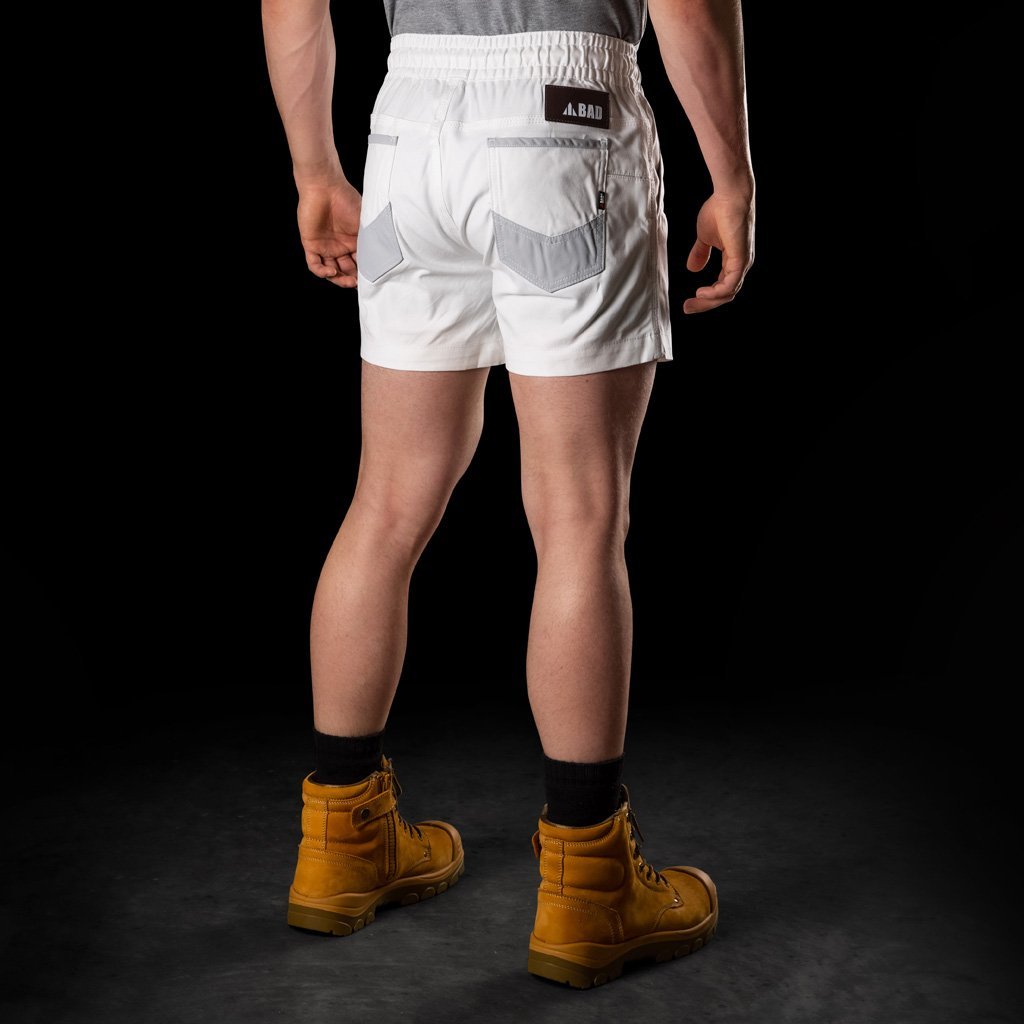 BAD SAVIOUR™ ELASTIC WAIST WORK SHORT SHORTS