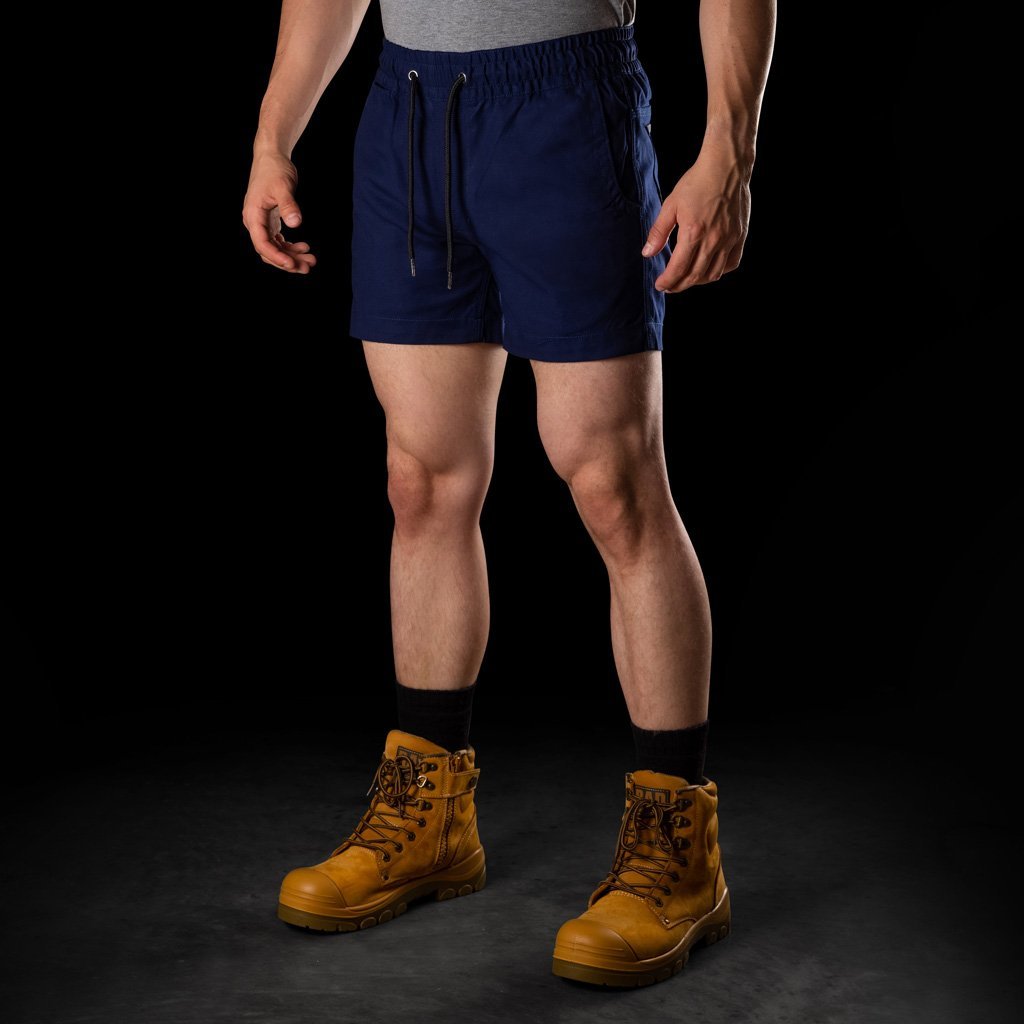 BAD SAVIOUR™ ELASTIC WAIST WORK SHORT SHORTS