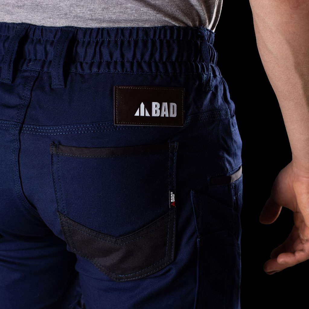 BAD SAVIOUR-PRO™ ELASTIC WAIST WORK SHORT SHORTS