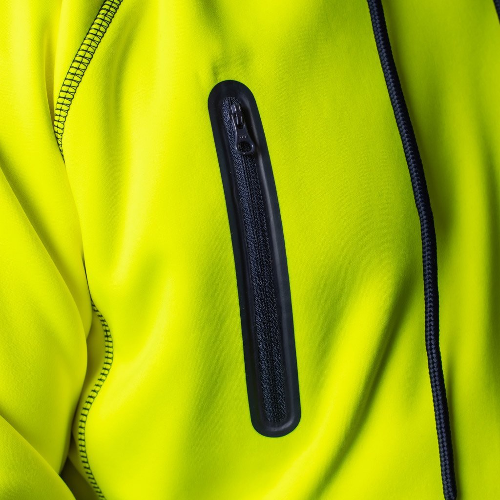 BAD WATERPROOF RAIN-DEFEND™ HI-VIS FLEECE HOODIE
