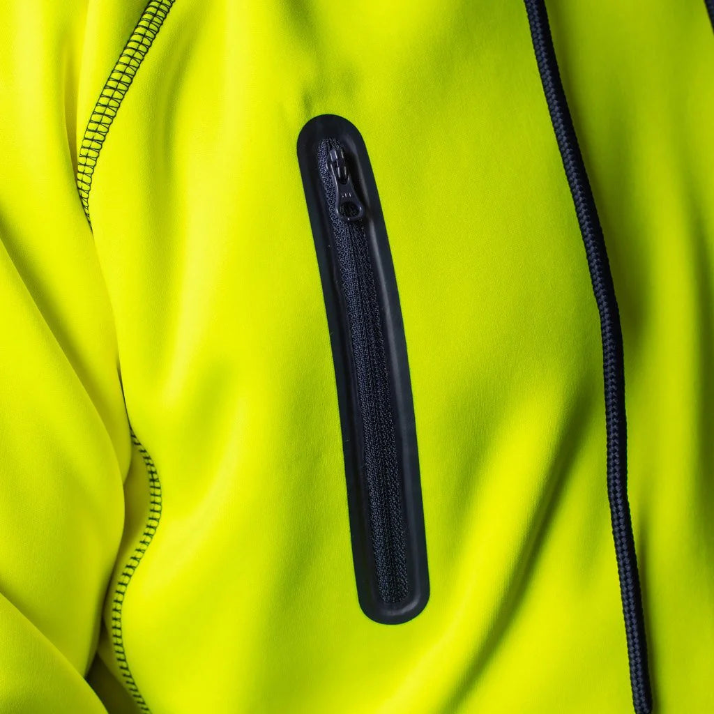BAD WATER-REPELLENT RAIN-DEFEND™ HI-VIS FLEECE HOODIE