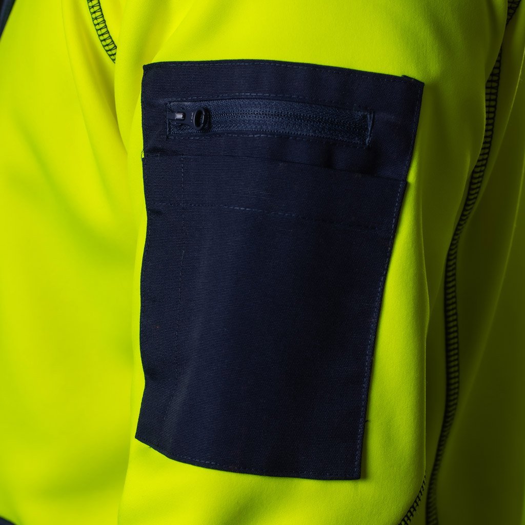 BAD WATERPROOF RAIN-DEFEND™ HI-VIS FLEECE HOODIE