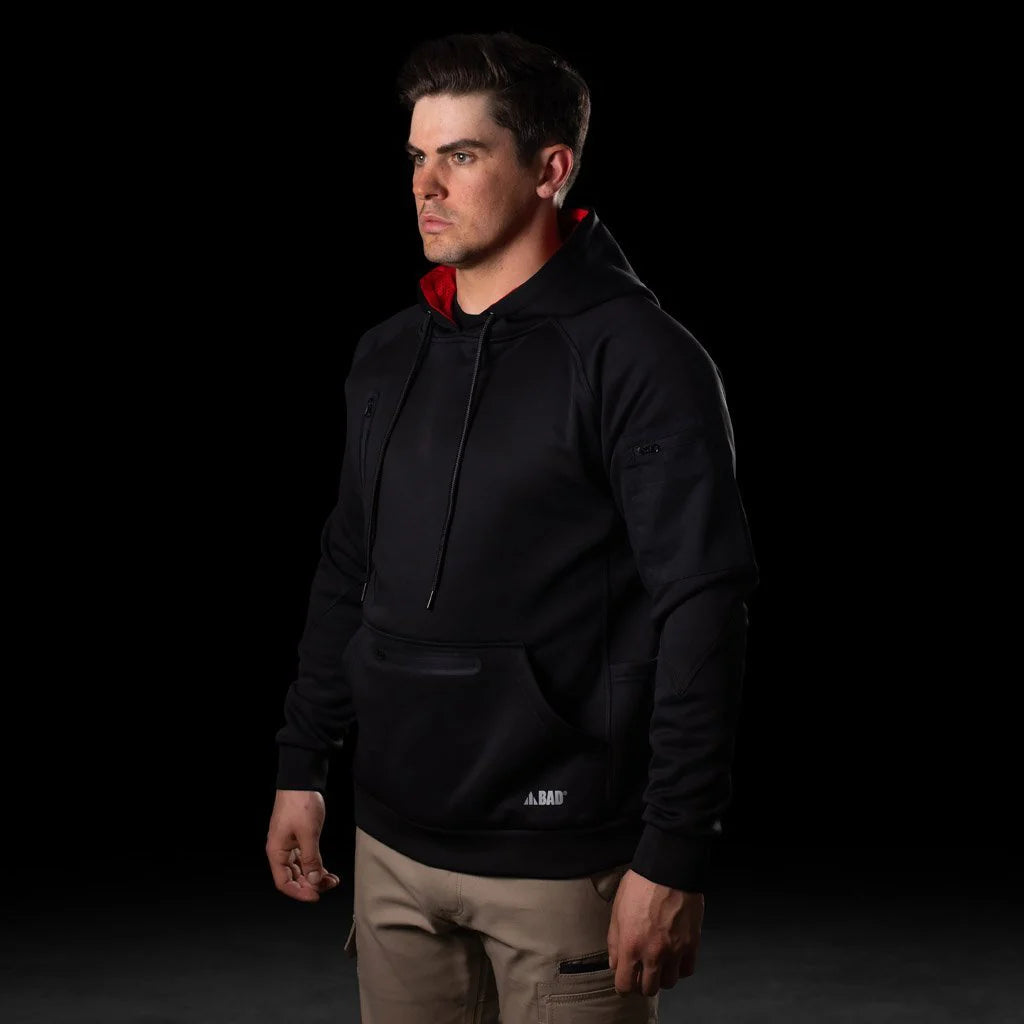 BAD WATER-REPELLENT RAIN-DEFEND™ HI-VIS FLEECE HOODIE
