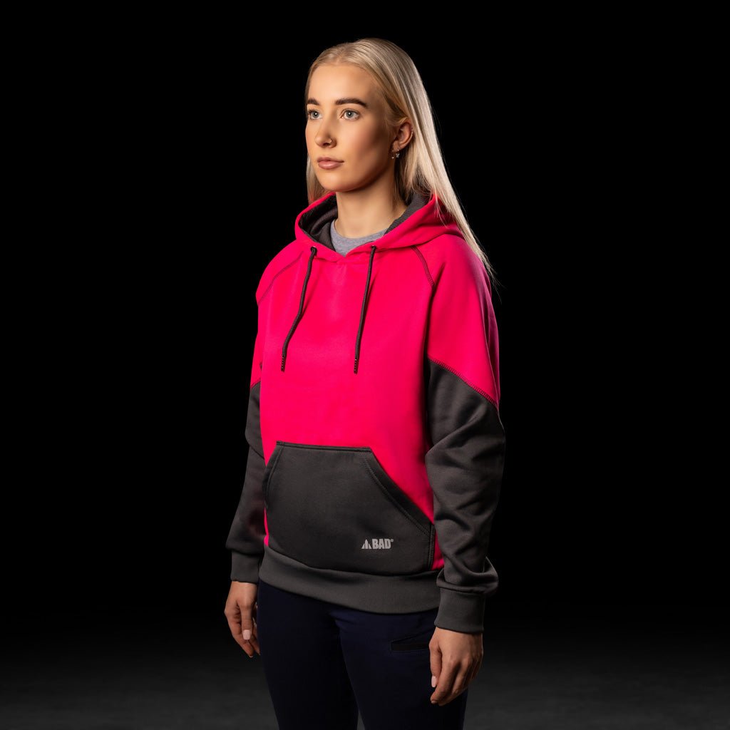 BAD WOMENS ESSENTIAL™ HI-VIS FLEECE HOODIE