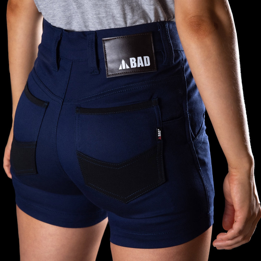 BAD WOMENS FLEX™ HYPERMOVE WORK SHORT SHORTS