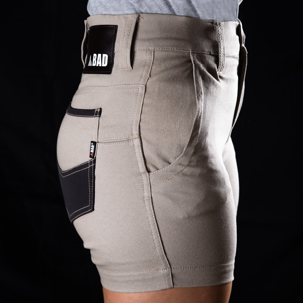 BAD WOMENS FLEX™ HYPERMOVE WORK SHORT SHORTS