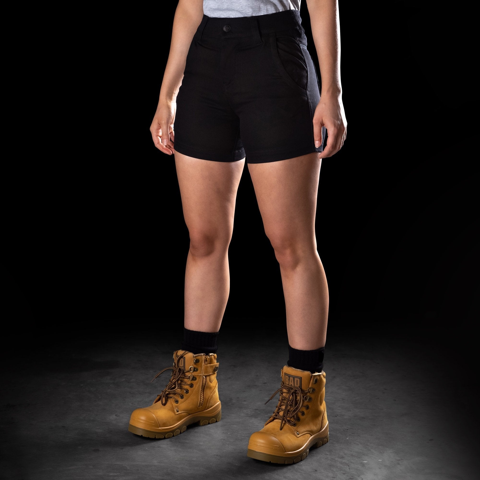 BAD WOMENS FLEX™ HYPERMOVE WORK SHORT SHORTS