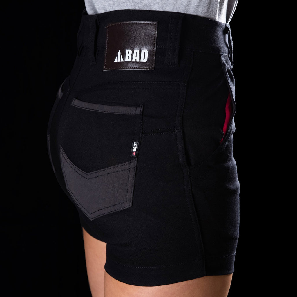 BAD WOMENS FLEX™ HYPERMOVE WORK SHORT SHORTS