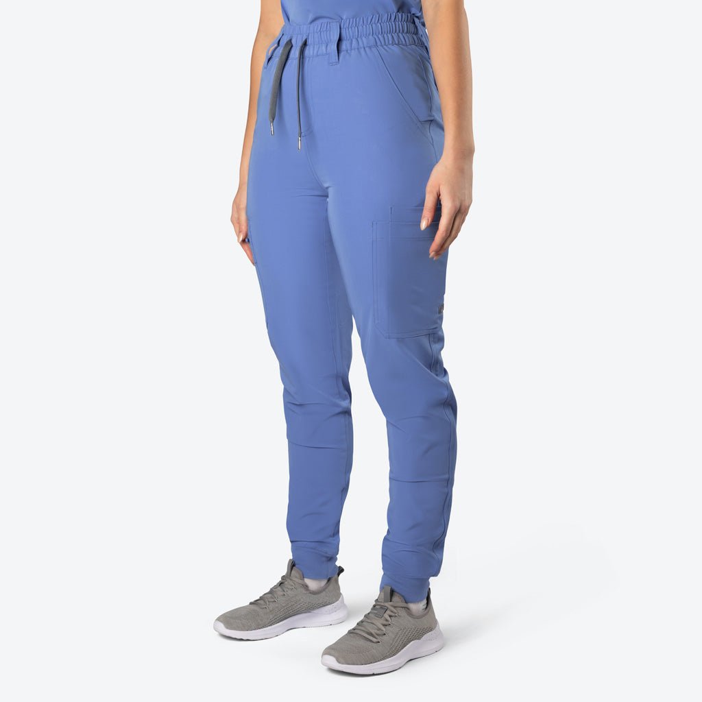 BAD WOMENS REVOLUTIONARY™ SLIM FIT JOGGER SCRUB PANTS