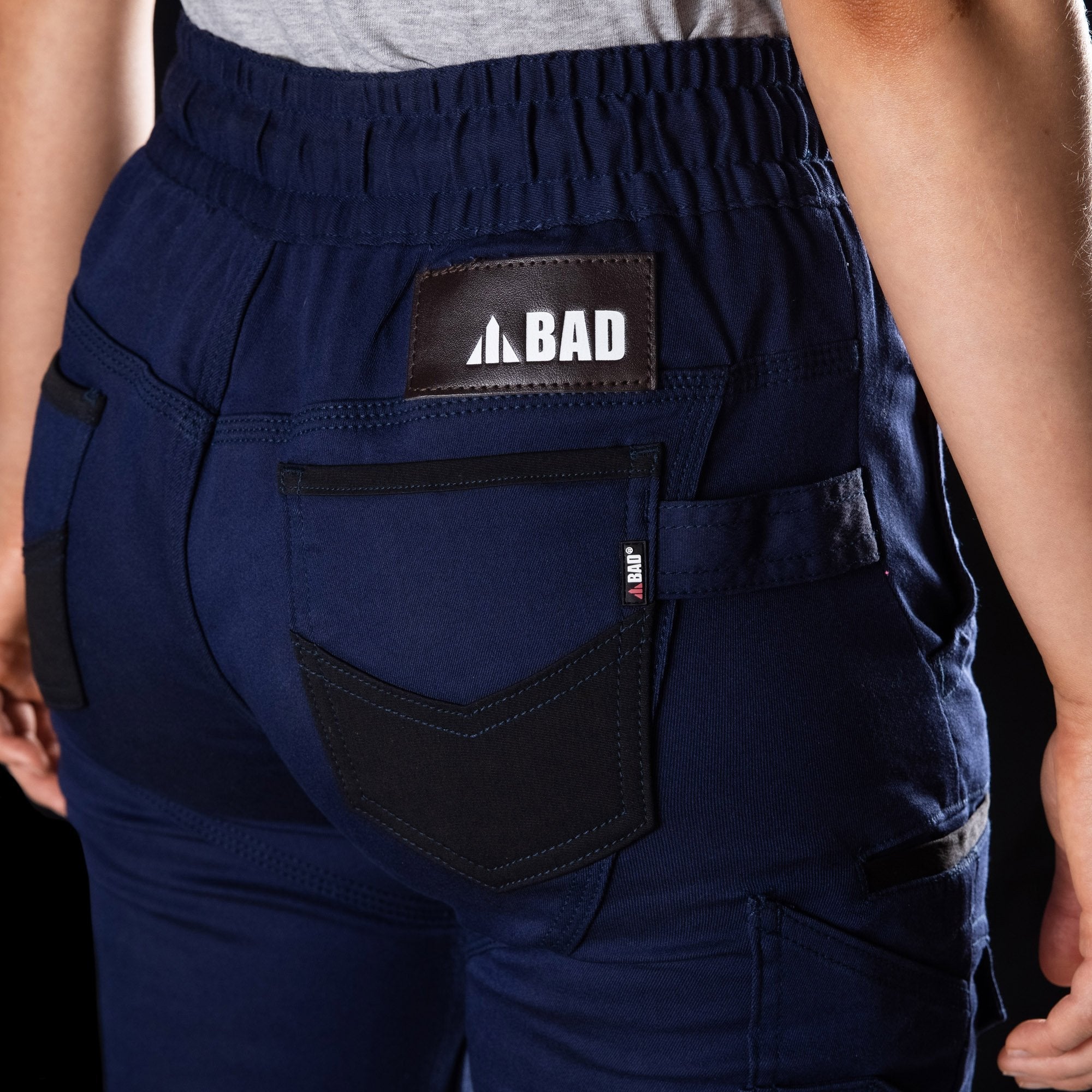 BAD WOMENS SAVIOUR™ CUFFED ELASTIC WAIST WORK PANTS