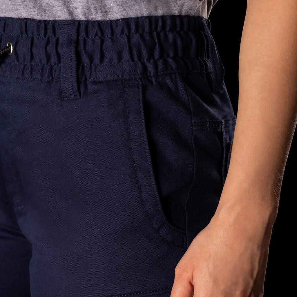 BAD WOMENS SAVIOUR™ CUFFED ELASTIC WAIST WORK PANTS WITH 3M TAPE