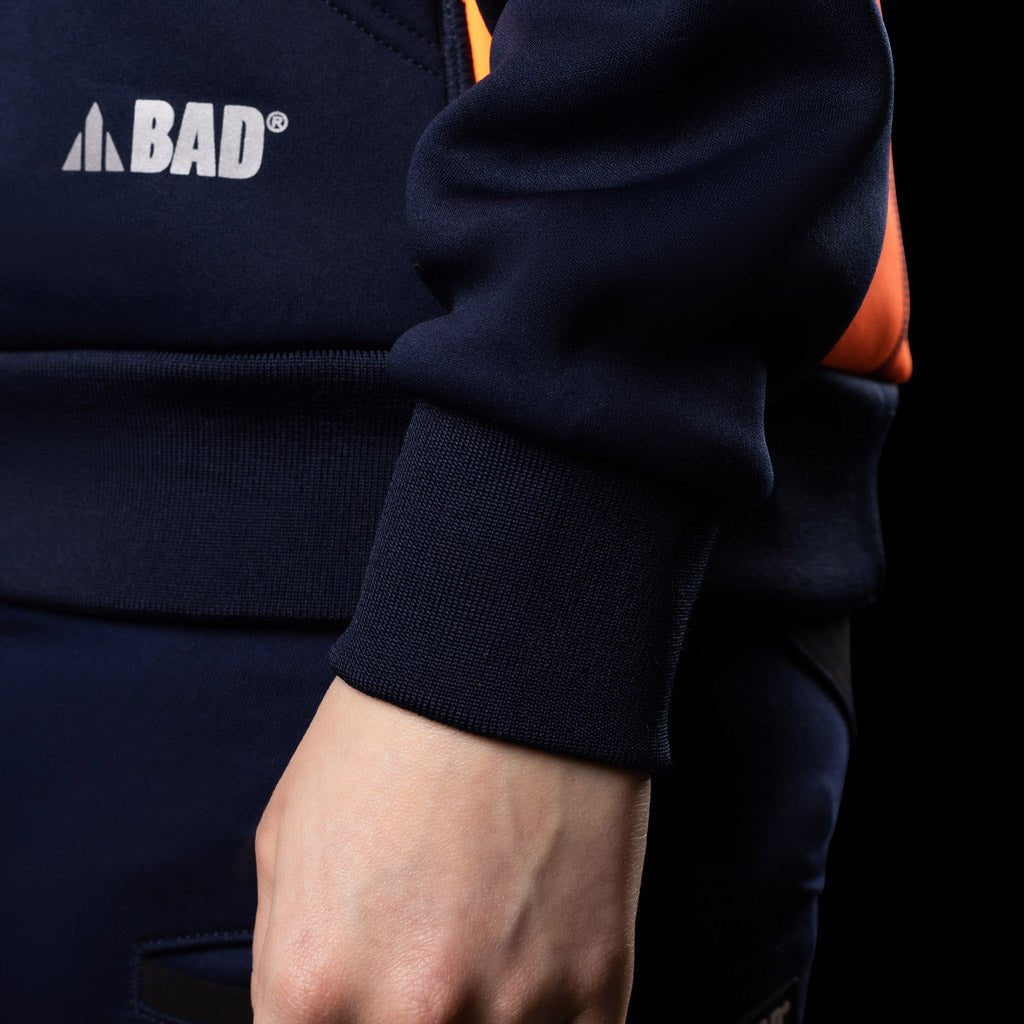 BAD WOMENS WATERPROOF RAIN-DEFEND™ HI-VIS FLEECE HOODIE