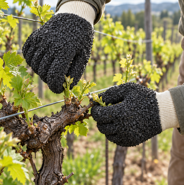Maxisafe Grizzly Black PVC Debudding Gloves – GPB126 (Carton 60)
