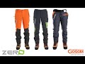 Clogger Zero Gen2 Light and Cool Men's Chainsaw Pants - Grey/Green