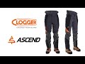 Clogger Ascend Gen2 Year Round Mid Weight Men's Arborist Chainsaw Pants