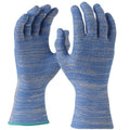 MICROFRESH Cut Resistant Liner Gloves, Category II, Food Grade, Blue