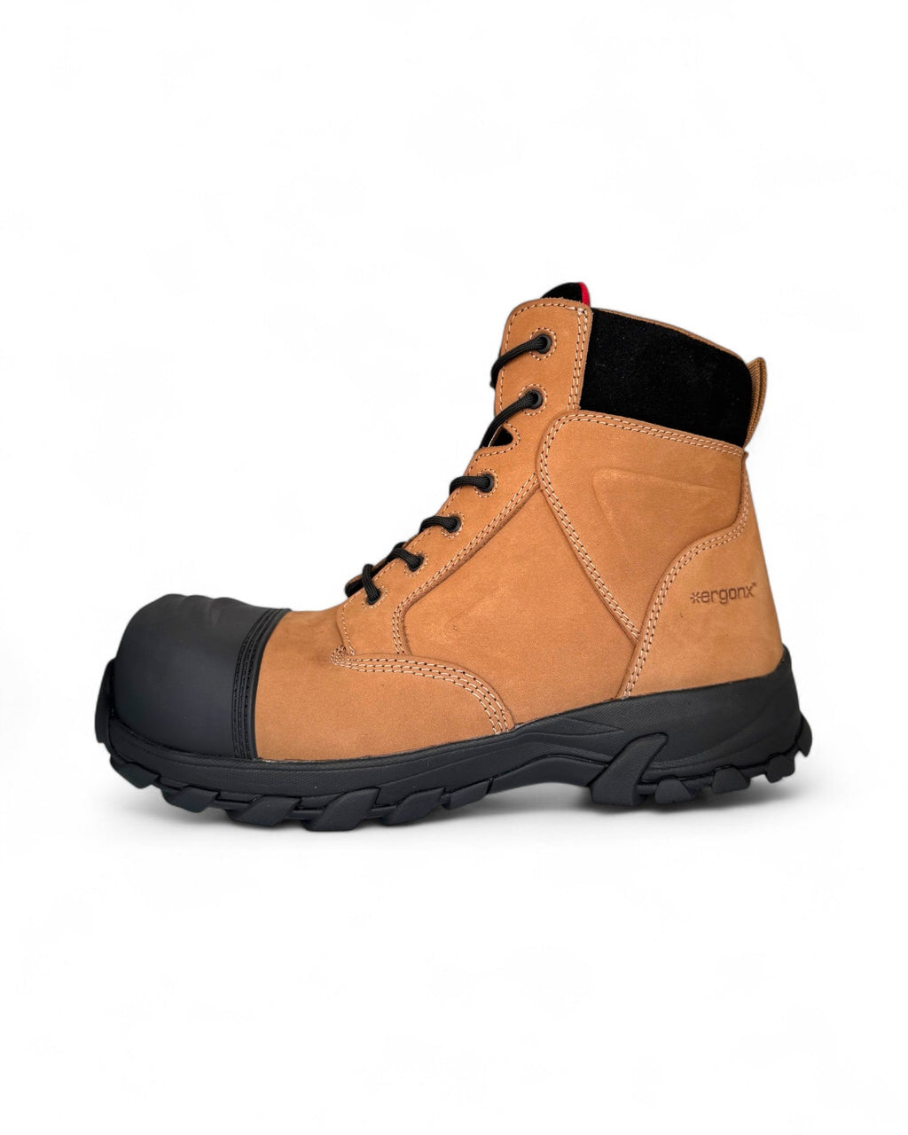 Ergonx Safety Boots Lace Up (Helium) Tan