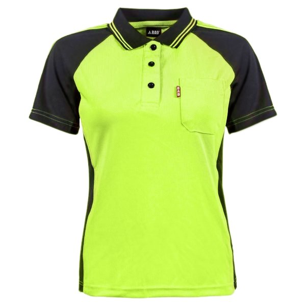 WOMEN'S HI-VIS S/S POLO SHIRT