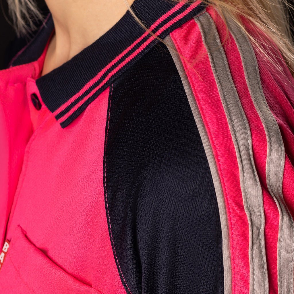 WOMEN'S HI-VIS S/S POLO SHIRT