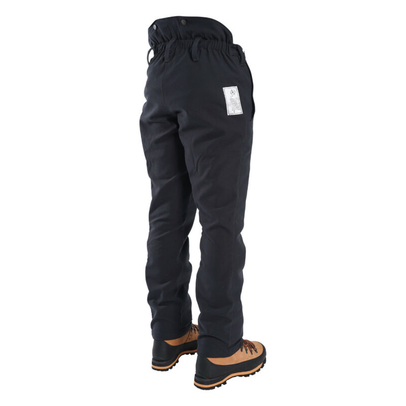 Back view of Clogger Wildfire Men's Chainsaw Pants with Stretch