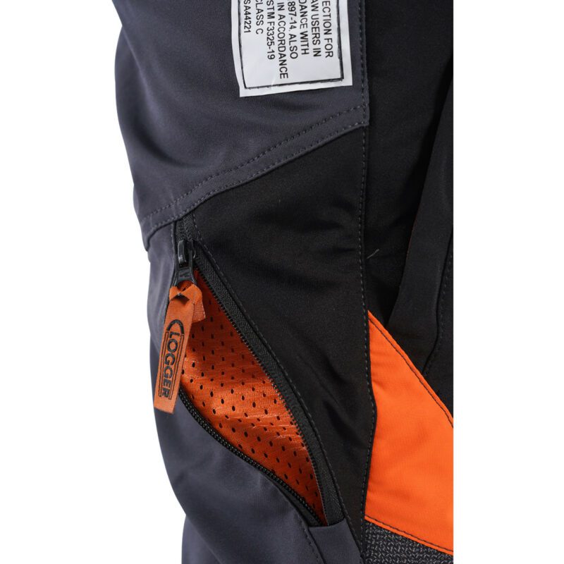 Clogger Ascend Gen2 Year Round Mid Weight Men's Arborist Chainsaw Pants zip