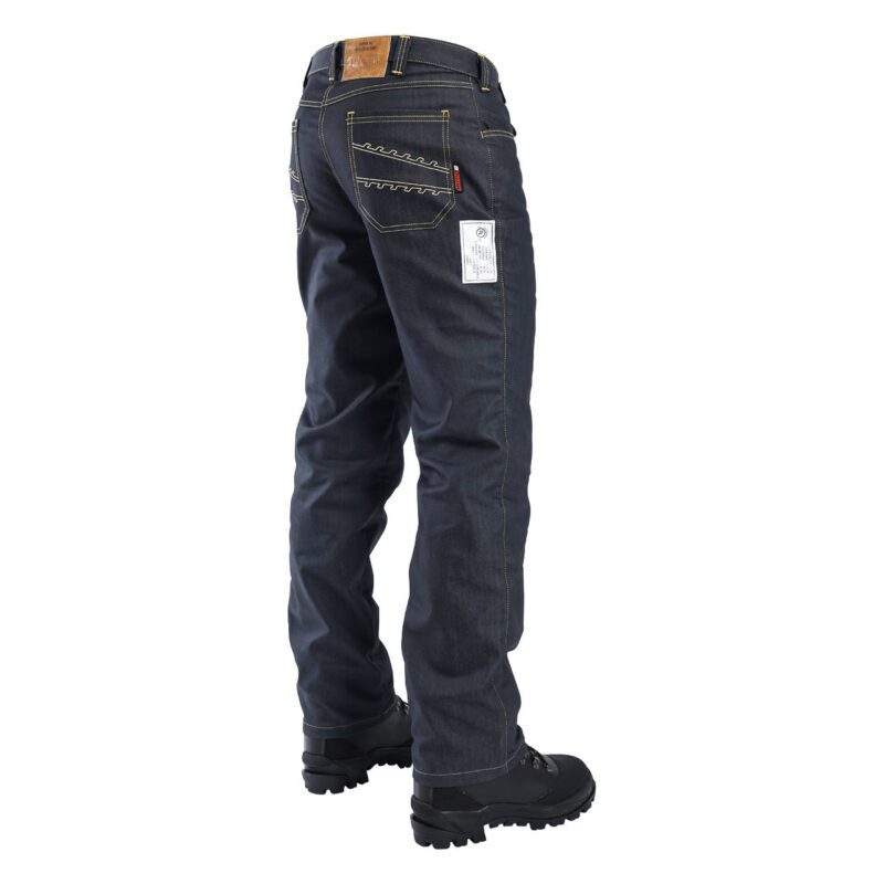 Clogger Denim Chainsaw Protective Pants - side view