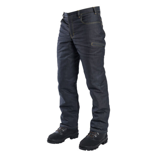 Clogger Denim Chainsaw Protective Pants - side view