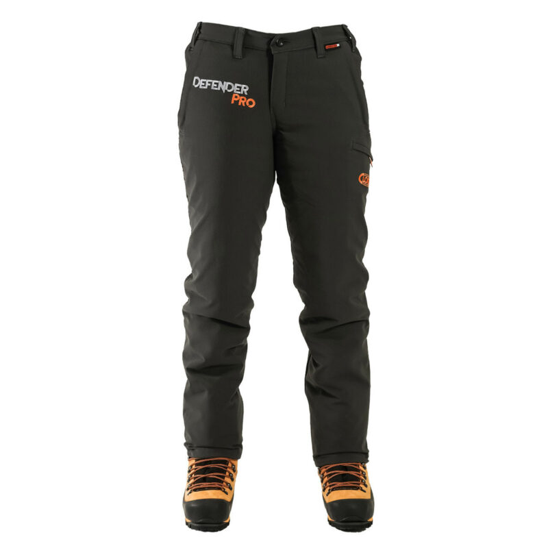 Clogger DefenderPro Gen2 women's chainsaw pants front view