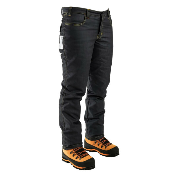 Clogger Denim Chainsaw Protective Pants – Front View