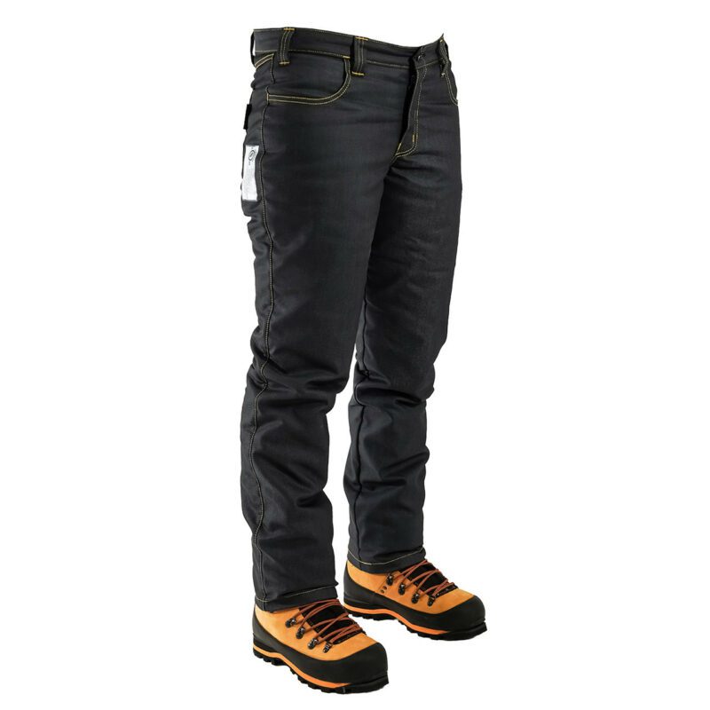 Clogger Denim Chainsaw Protective Pants – Front View