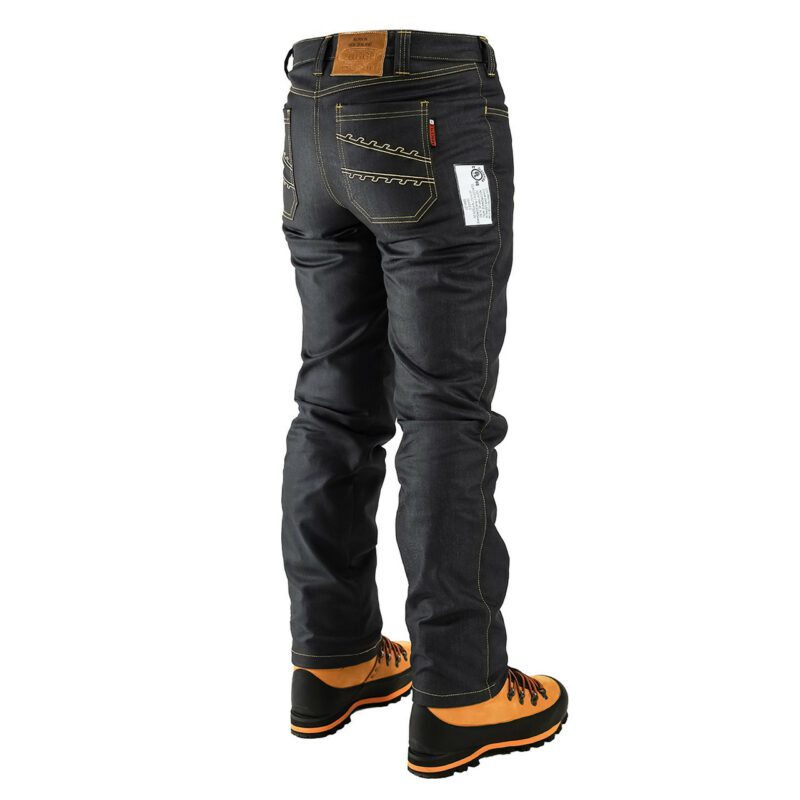 Women’s Fit Clogger Denim Chainsaw Pants – High Waist and Long Leg