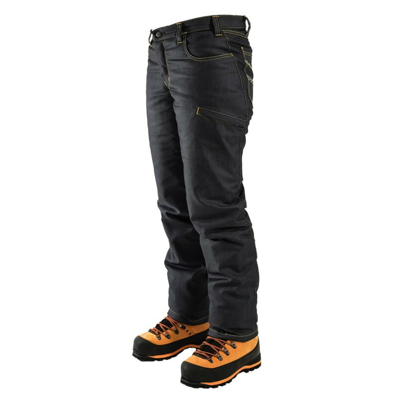 Close-up of Zippered Phone Pocket on Clogger Chainsaw Pants