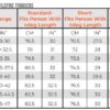 Men's chainsaw pants by Clogger – Bushfire crew size chart