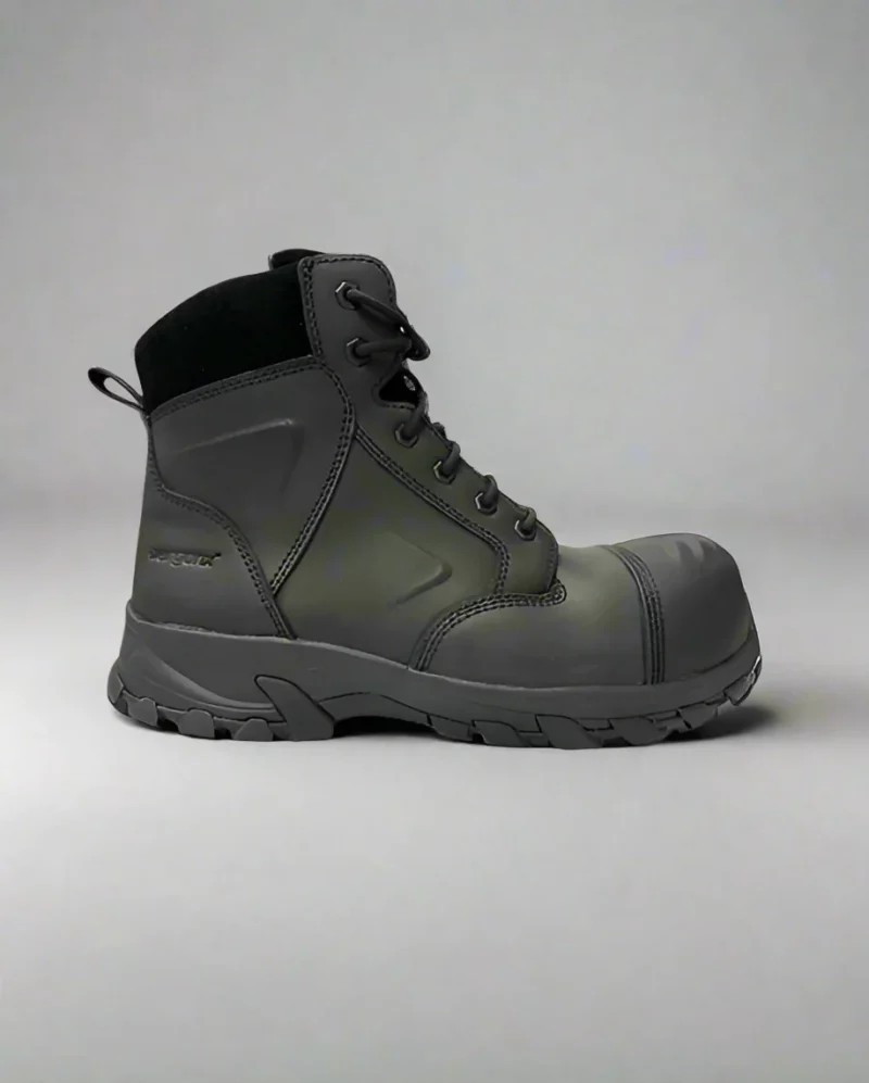 Ergonx Safety Boots - Helium Black | Lightweight Lace-Up Work Boots - Image 4