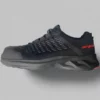 ergonx lithium black orthotic safety shoes side view
