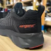 ergonx lithium black orthotic safety shoes back view