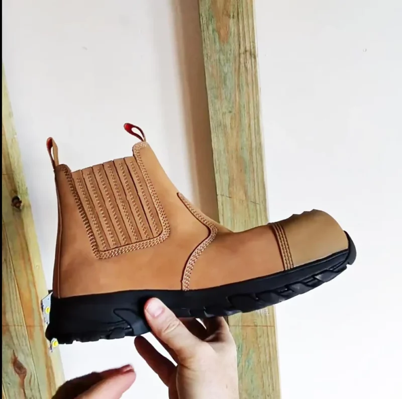 Ergonx Safety Boots – Hydrogen Tan | Slip-On Lightweight Work Boots - Image 9